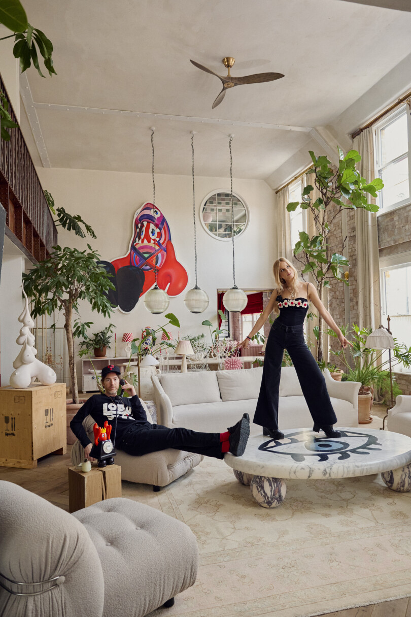 Chez Charlotte et Philip Colbert à Londres.